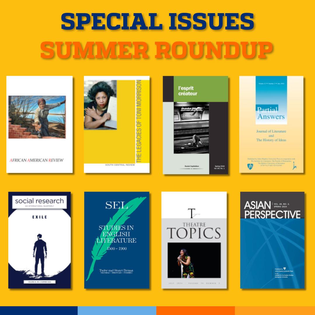 Special Issues Summer Roundup Hopkins Press